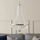 Markslöjd Modern Kronleuchter Gränsö, dimmbar, transparent, für Badezimmer, Kristall / 40