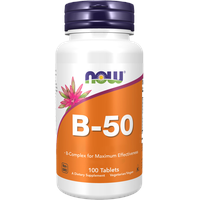 NOW Foods Vitamin B-50 Tabletten