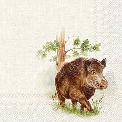 IHR Servietten Hunted Wild Boar