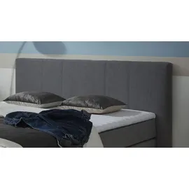 SUN GARDEN Boxspringbett Florida 140 x 200 cm Grau