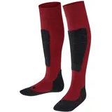 Unisex Kinder Skisocken Active Ski K Kh Wolle Funktionsmaterial warm dick 1 Paar Rot Lipstick 8000 39-42