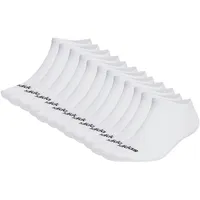 adidas Thin Linear Low-Cut Sneakersocken 12er Pack Weiß 37-39