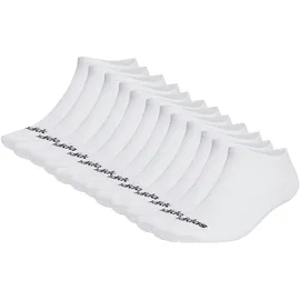 adidas Thin Linear Low-Cut Sneakersocken 12er Pack Weiß 37-39