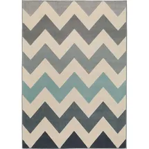 benuta pop Teppich Blau, 120x170 cm - Moderner Kurzflor-Teppich für Wohnzimmer