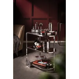 Fink Tablett NASSAU mit feiner Hammerschlagstruktur«, (1 tlg.), gehämmert, - 32 cm silberfarben