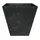 ArtStone Pflanzgefäß Ella 30 x 30 x 29 cm schwarz