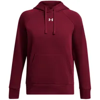 Under Armour Rival Fleece Hoodie Damen 625 cardinal/white L