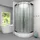 AcquaVapore D58-50M0 Komplettdusche 90 x 90 cm Weiß Sicherheitsglas ESG
