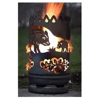 Feuertonne Wildschwein Feuerstelle Feuersäule Feuerschale Schwarzwild Keiler