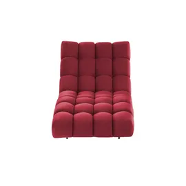 Switch Relaxliege Delphi Velours 80 x 91 x 166 cm Rot