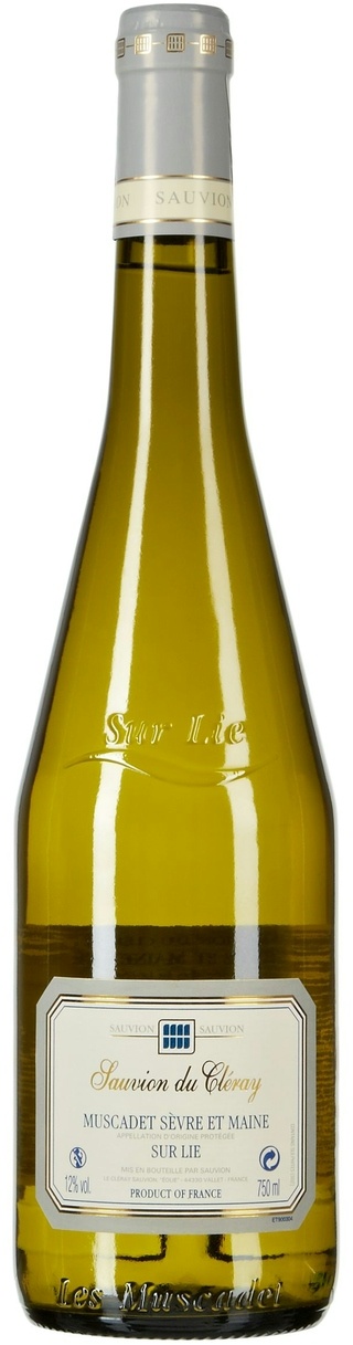 DOMAINE DU CLERAY Sauvion Du Cleray Muscadet Sèvre et Maine AOP Weißwein trocken 6 Flaschen x 0,75 l (4,5 l)