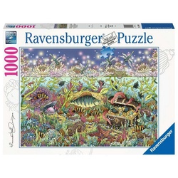 Ravensburger Puzzle 15988 Puzzle 1000 Teile Dämmerung im Unterwasserreich, Puzzleteile