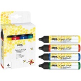 Kreul Candle Pen 4er Set,