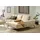 W.Schillig Eckcouch Leder 3-Sitzer Beige