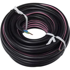 Zenitech Stromkabel U1000r2v 3g1,5 Schwarz - 10m