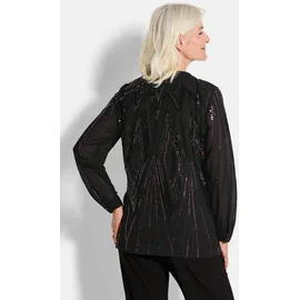 GOLDNER Chiffonbluse schwarz 20
