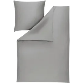 Estella Bettwäsche Atelier, platin Textil, Uni, 200x200 cm, Gots, Schlaftextilien, Bettwäsche, Bettwäsche, Satin-Bettwäsche