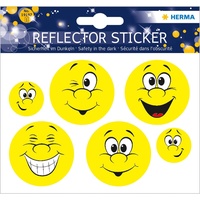 HERMA 6 HERMA reflektierende Aufkleber Smiley
