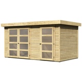 Karibu Mühlentrup 4,00 x 2,13 m natur