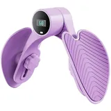 Oberschenkeltrainer Beckenbodentrainer, Hip Trainer Beckenbodenmuskulatur, beintrainer po beinpresse Oberschenkel Beckenboden Beckenbodentraining Arm Rücken Trainingsgerät für Zuhause Gym (Purple)