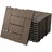 ECD Germany WPC Terrassenfliesen Dunkelbraun 30 x 30 cm 22 St.