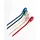 Folia Geschenkband Samt blau/rosa/rot/schwarz 2 m x 1 cm
