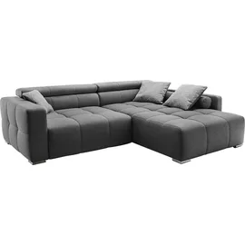 Jockenhöfer Ecksofa Salerno L-Form grau