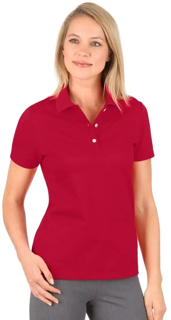 Trigema Poloshirt »TRIGEMA Poloshirt aus Baumwolle« Trigema kirsch XXXL