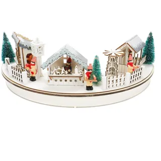 Christmas Gifts Weihnachtsdekoration Weihnachtsbeleuchtung Weihnachtsmarkt Marktstände 8 LEDs,