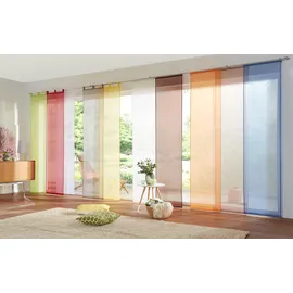 OTTO home Xanten Schiebegardine Schlaufen 57 x 295 cm grau 2 St.