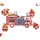 BOARTI Kinderregal Feuerwehr rot