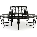 CASARIA Baumbank Bree Schwarz