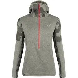 SALEWA Damen Kapuzensweat BOE AM W HZ, heather grey, 42