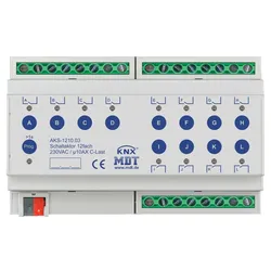 MDT Schaltaktor 12-fach 8TE AKS-1210.03