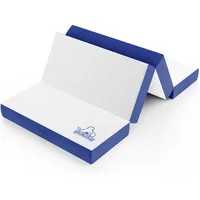 Faltbare Matratze 140x195cm, Dicke 15 cm, Matratze für Schlafsofa, Einfache Lagerung durch 4 Falten, mit waschbarem Bezug Wowttrelax