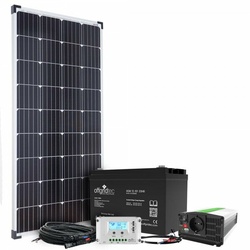 Offgridtec® Autark S-Master 130W Solaranlage 101Ah AGM 500W AC Leistung