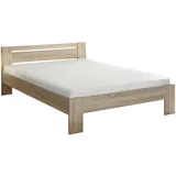Stella Trading Futonbett Cannes Eiche Sonoma Nachbildung Liegefläche B/L: ca. 140x200 cm - Eiche