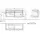 Villeroy & Boch Waschtischunterschrank 4 Auszüge 140 x 54,8 x 50 cm Graphit