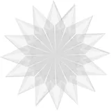 Faltblätter Transparentpapier, 14 x 14 cm, 42g/qm, 100 Blatt (Weiß)
