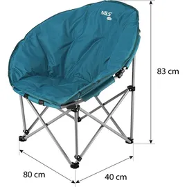 NILS CAMP Campingstuhl NC3070 Blau