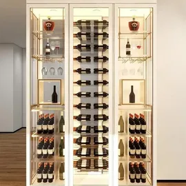 JV Möbel Weinschrank Weinkühlschrank Weinkühler Weinmöbel Weinlagerschrank Weinständer