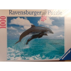 Ravensburger Puzzle Springende Delphine, 1000 Teile Puzzle, 1000 Puzzleteile