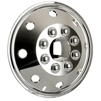 Radzierblende (1 Stück) Chrom 14 Zoll universell passende Radkappe Wohnmobile PKW Transporter (14 Zoll)