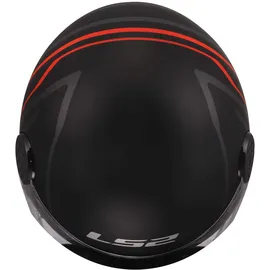 LS2 SPHERE LUX II MINIM Black/Red XL