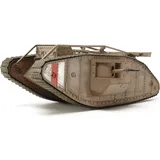 TAMIYA 300030057 - WWI Britische Panzer Mk. IV Male motor mit Figuren 1:35