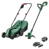 Bosch EasyMower 18V-32-200 inkl. 1 x 4,0 Ah Akku + Ladegerät + Rasentrimmer