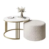 lookway LORI Beige Metall 70 x 49 cm