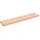 vidaXL Waschtischplatte Hellbraun 140x30x(2-4) cm Massivholz Behandelt