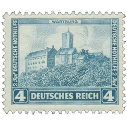 Briefmarkensatz der Deutschen Nothilfe: Burgen und Schlösser 1932, Michel-Nr.: 474-478, postfrisch