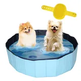 Lendo Online Hundepool faltbar Ø120 cm Blau
